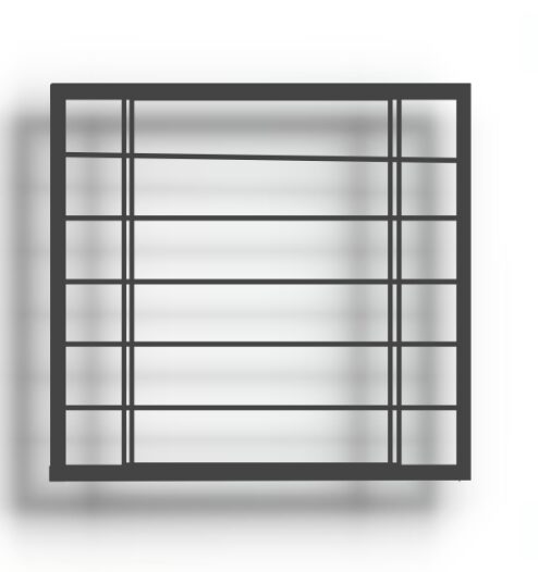 Portail en fer forgé sur mesure, modèle 5