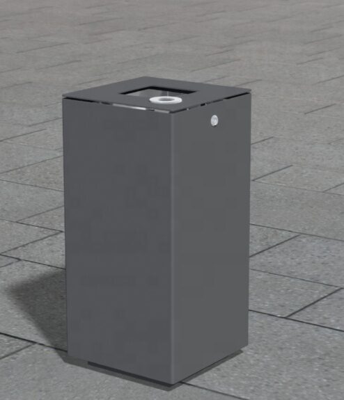 Papelera Urbana de acero Loft