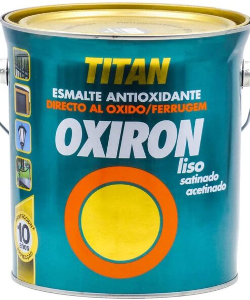 Pintura esmalte Oxiron Marrón Forja  Liso Satinado 4205 4L
