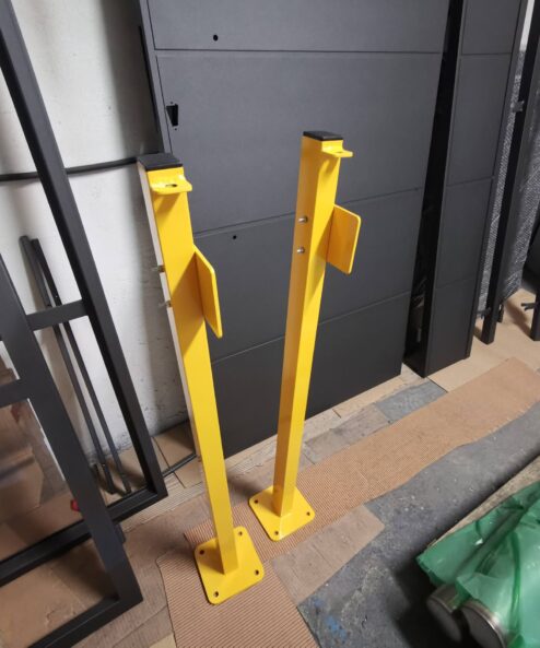 Poste de cierre de barrera del parking de oscilación giratoria