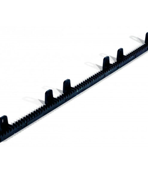 Cremallera de Nylon con barra de acero interior para puerta corredera (1 metro)
