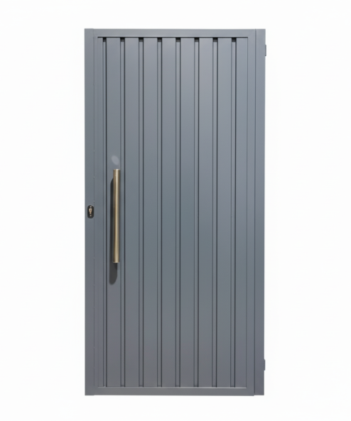 Puerta peatonal de hierro modelo CHP vertical a medida