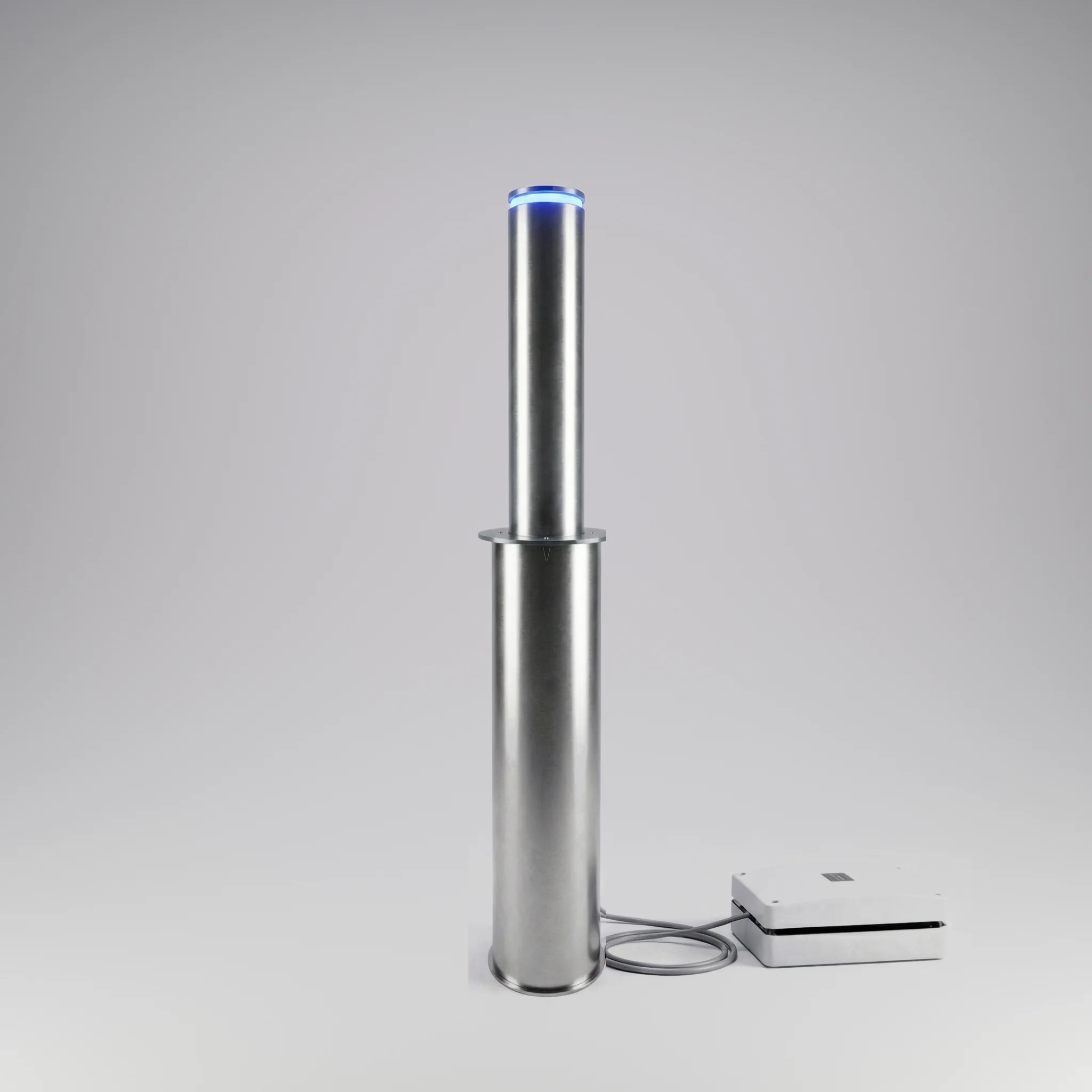 impact114-galvanizado Pilona automática 114 mm galvanizada