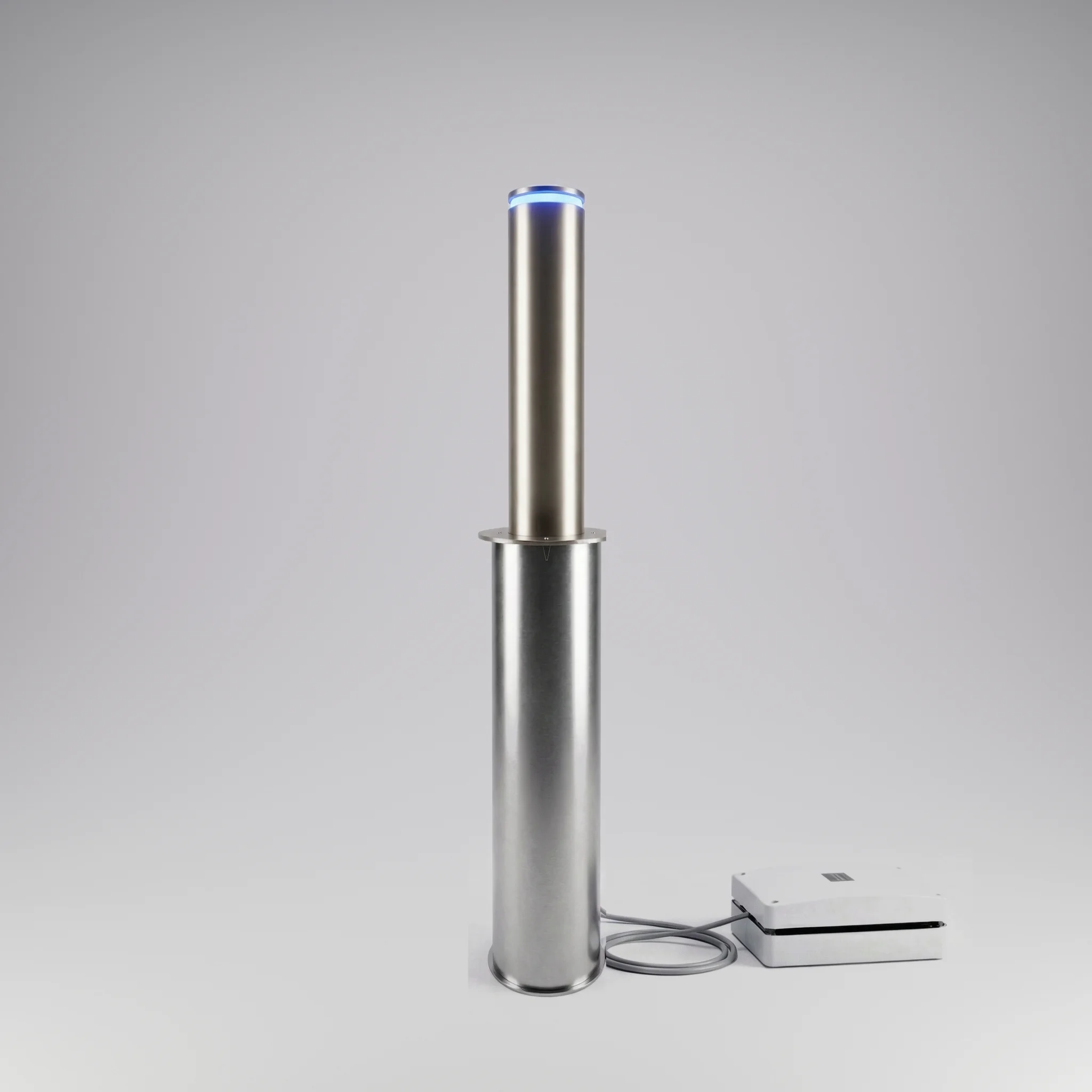 impact114-inox Pilona automática 114 mm inox